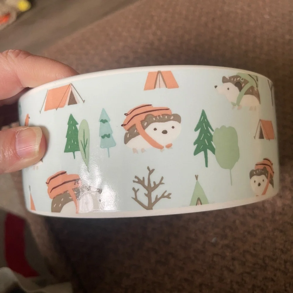 New ceramic dog bowl